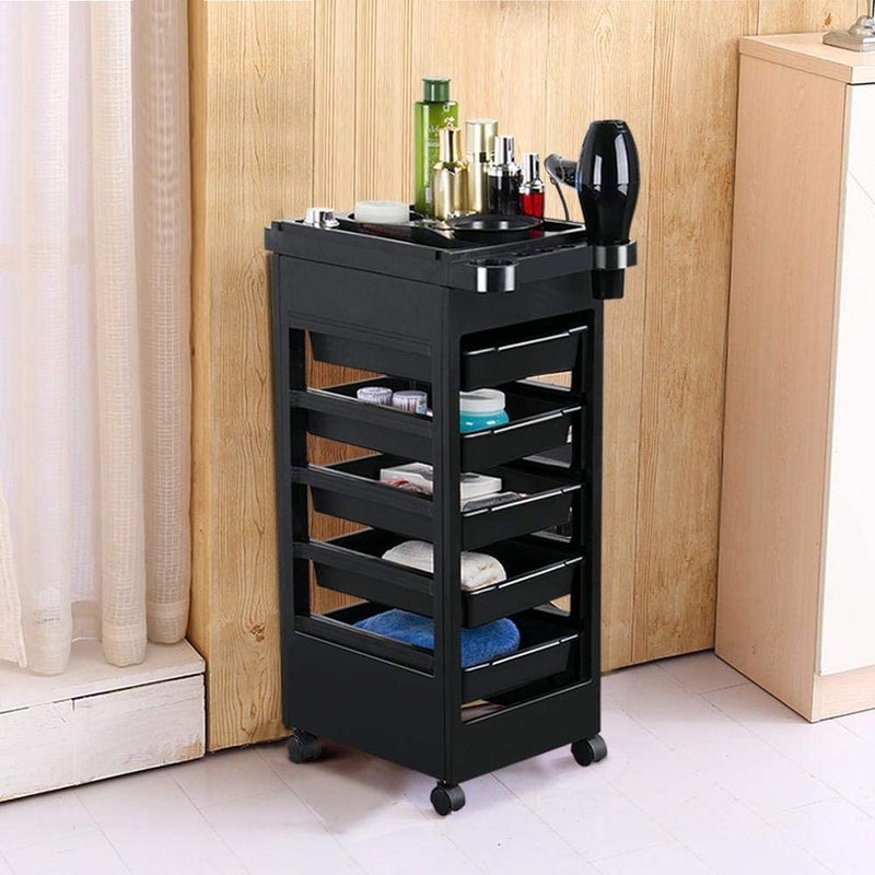 Qtavia Look Star Salon Trolley for Hair Stylists Professional Trolleys for Salons and Parlours Multipurpose Salon Trolley  - Image 2