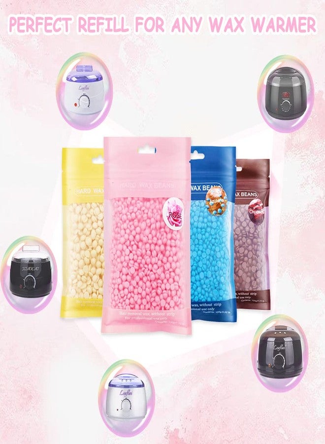 Leaflai Hard Wax Beads, Professional Wax Beads for Hair Removal 400g Hair Wax with 10 Pcs Wood Sticks for Full Body Brazilian Bikini Face Legs Eyebrow Painless at Home for Woman Men - Image 5