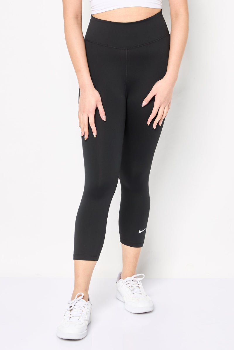 Nike ليغينغز تدريب 3/4 للنساء بتقنية دري فيت، أسود - Image 1