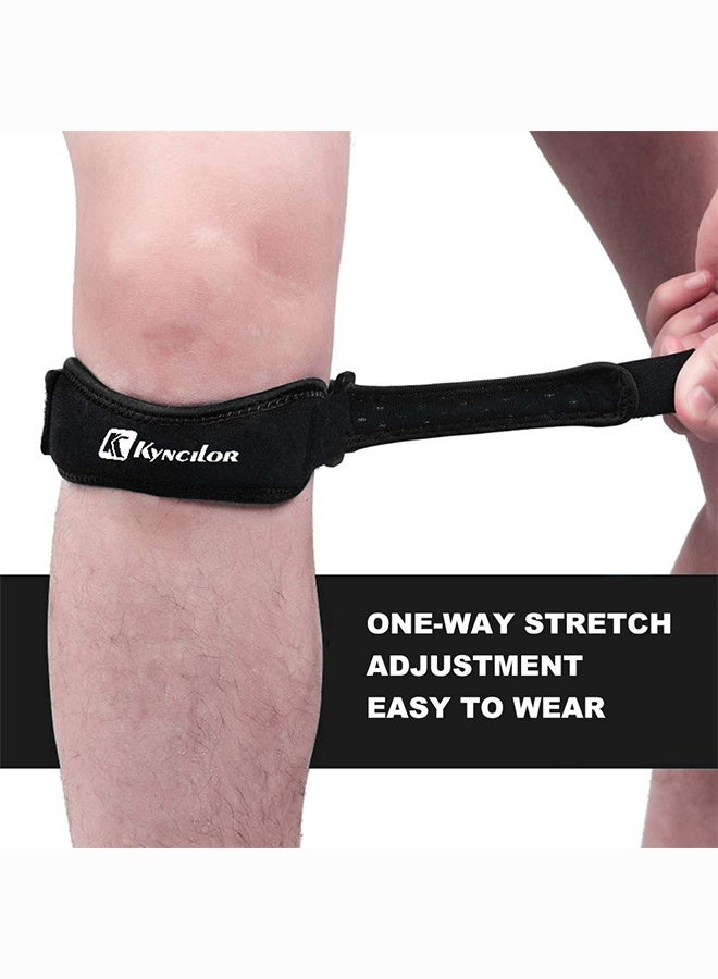 kyncilor 2pcs Knee Support Strap Set - Adjustable Compression Brace for Pain Relief, Running, Basketball, Hiking, Sports - Image 5