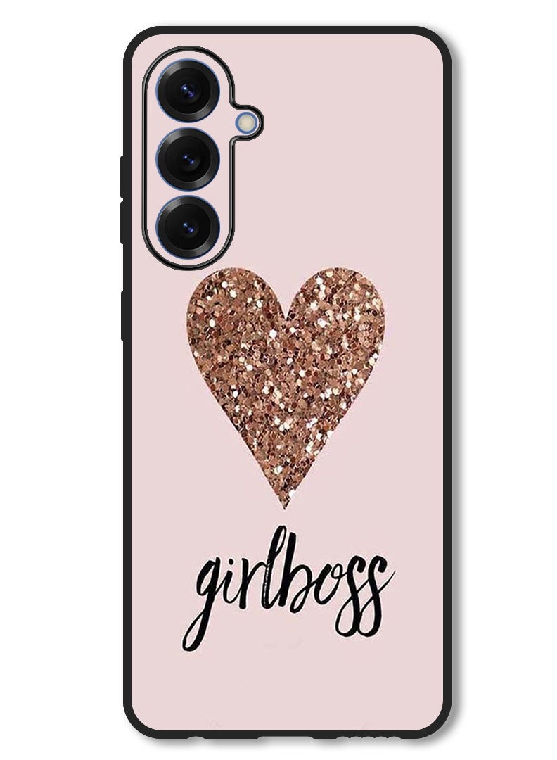 Theodor Case Compatible with Samsung Galaxy A26 Protection Shockproof Bumper Cover Girls Boss & Heart - Image 1
