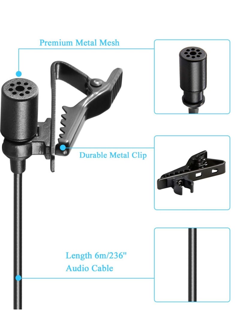 BOYA - Boya By M1 Lavalier Microphone For Smartphones Canon Nikon Dslr Cameras Camcorders Audio Recorder Pc - Image 1