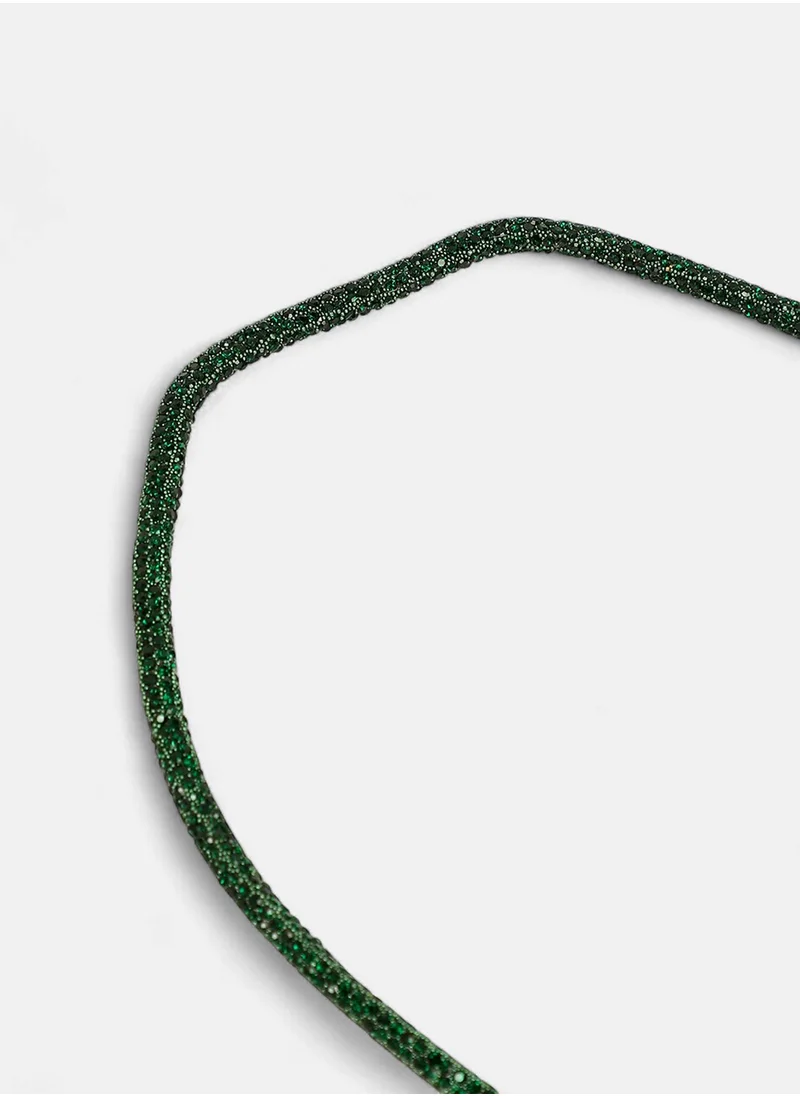 سوهي The Jingle Sautoir Stones Studded Necklace