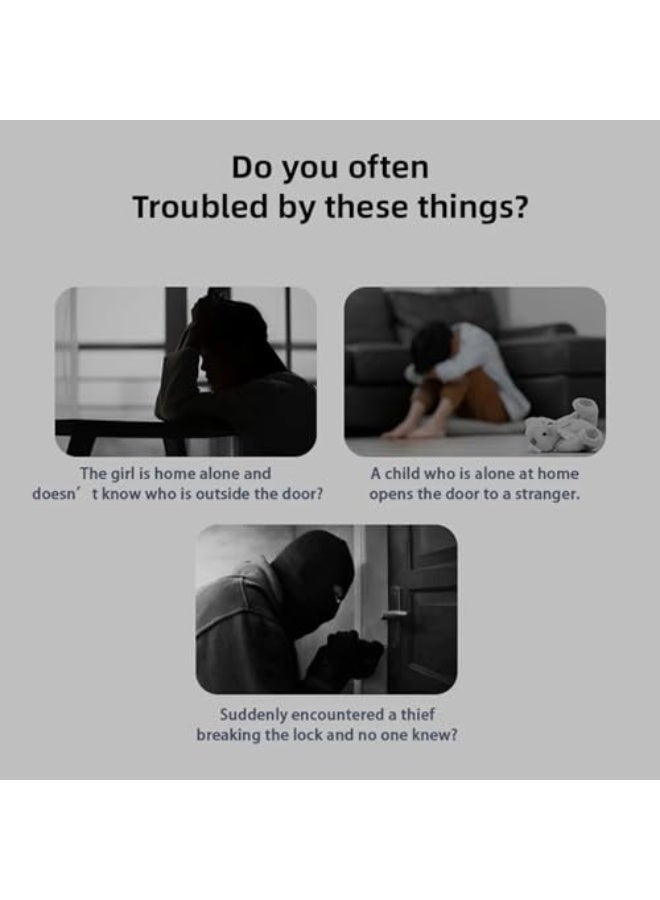 Tujibeay Wireless Video Doorbell IP65 Rainproof Camera WiFi with PIR Human Detection And App Alert Live View,Night Vision, 2.4G WiFi, Cloud Storage, Indoor and Outdoor Monitoring - Image 5