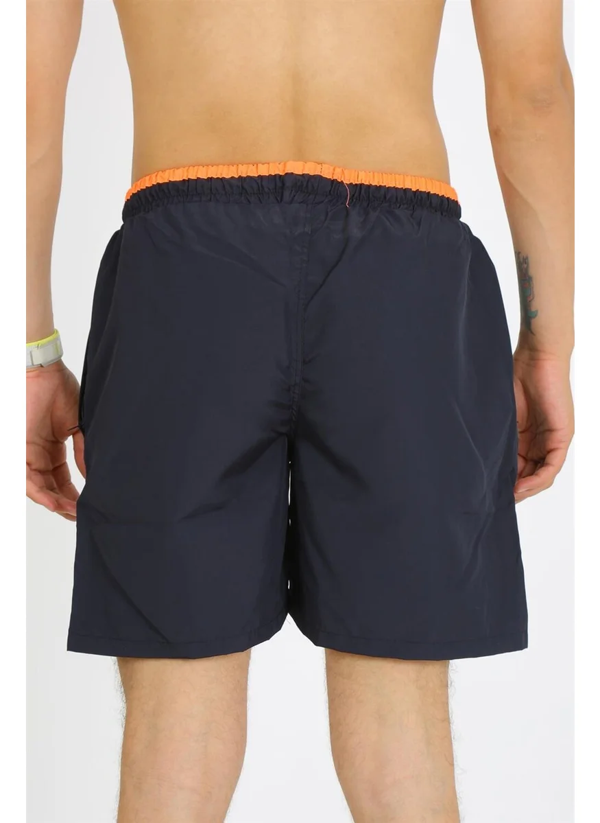 اكبينيز Men's Navy Blue Swim Shorts 27485