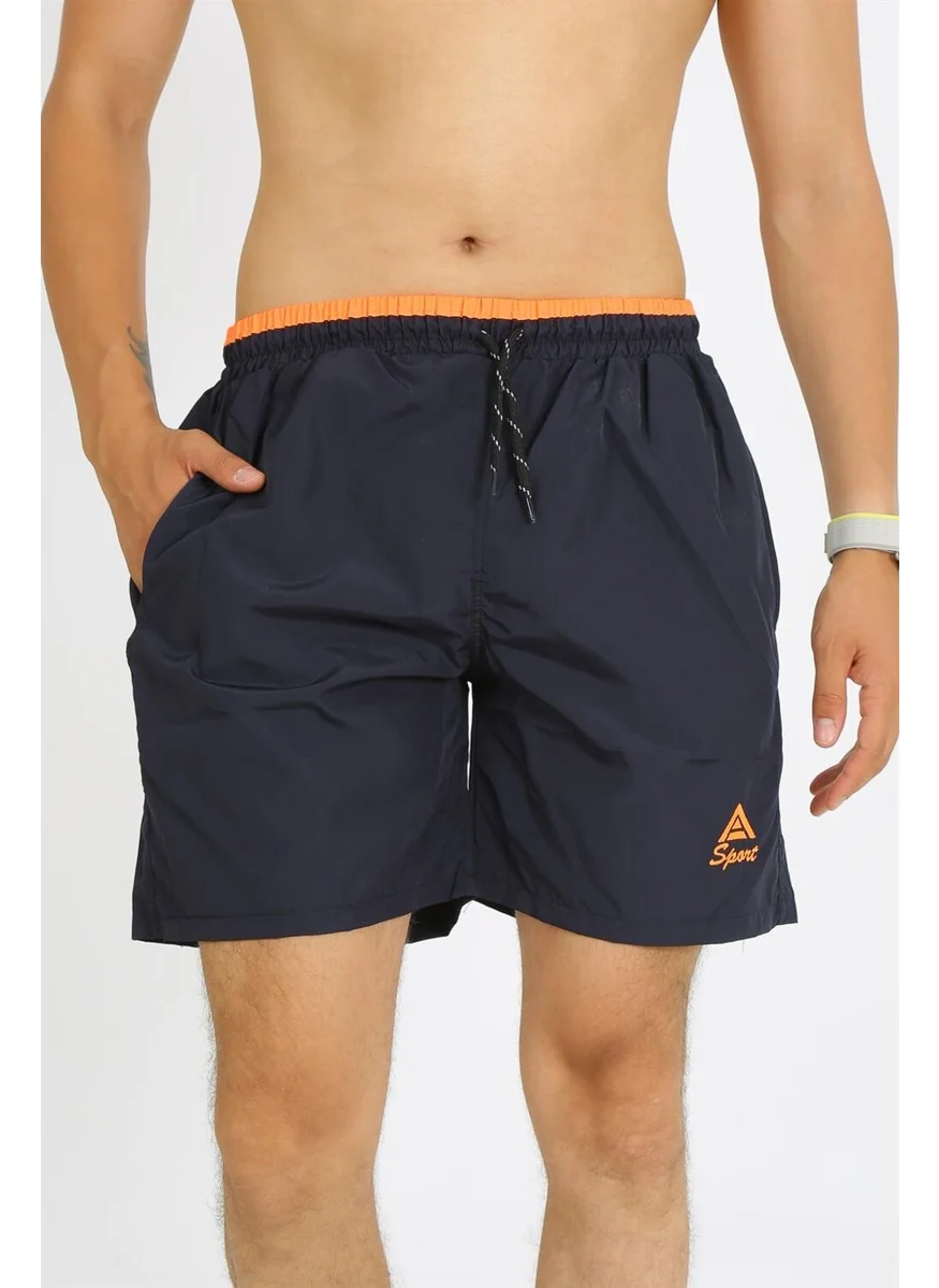 اكبينيز Men's Navy Blue Swim Shorts 27485