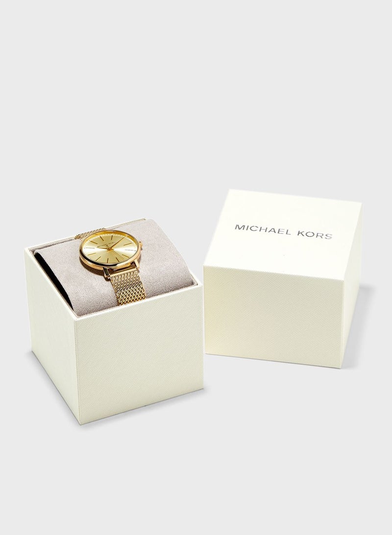 Michael Kors Classic Mesh Strap Analog Watch - Image 4
