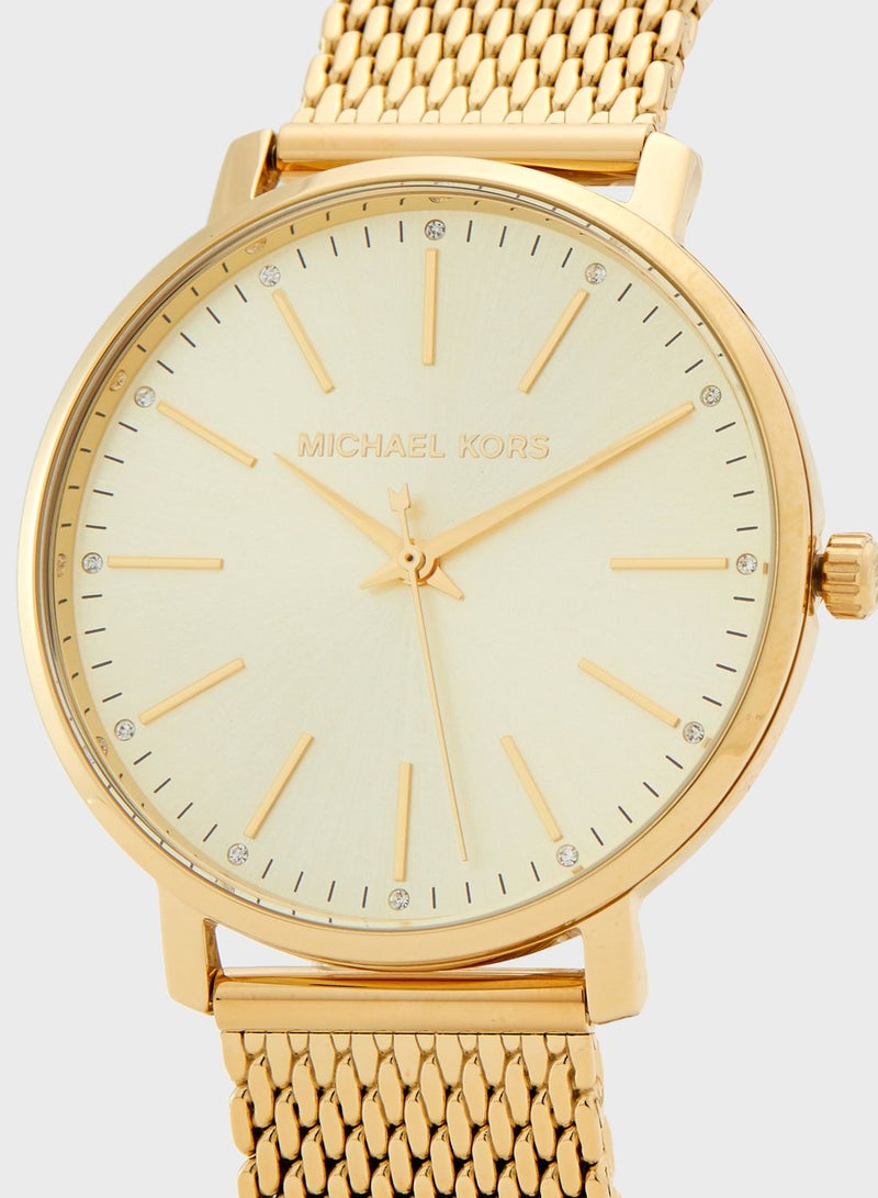 Michael Kors Classic Mesh Strap Analog Watch - Image 2