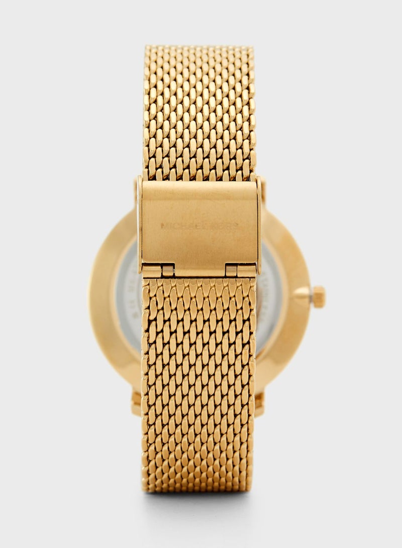 Michael Kors Classic Mesh Strap Analog Watch - Image 3