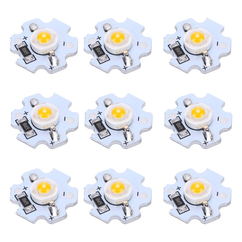 High Power LED: 1W 5V LED Lamp Beads - High Brightness Low Light Decay LED Chips for DIY Lighting Projects, Hobbyist Electronics & Indoor Outdoor Lighting - Image 4