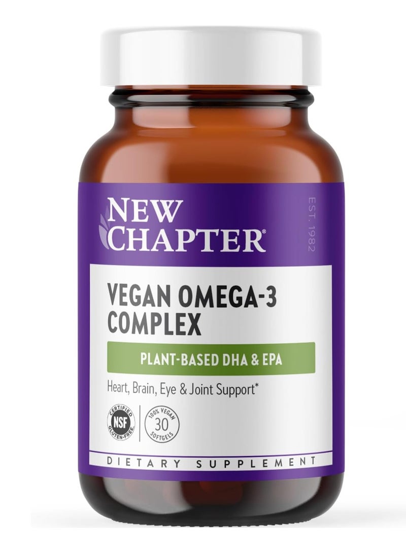 نيو تشابتر مجمع أوميجا 3 النباتي 30 كبسولة - Image 1