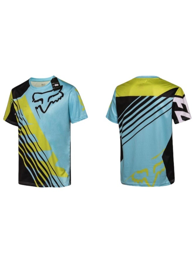 Fox Men's Outdoor Cycling Suit Off-road Road Mountain Bike Cycling Tops - Image 1