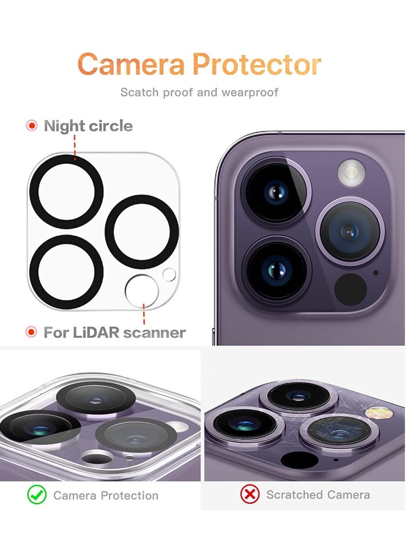 إلترازون iPhone 14 Pro Max 6.7 Inch with Screen Protector + Camera Lens Protector and case cover - Image 4