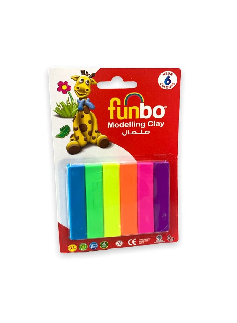 فانبو طقم اقلام الوان مائية 6 الوان و صلصال - Image 1