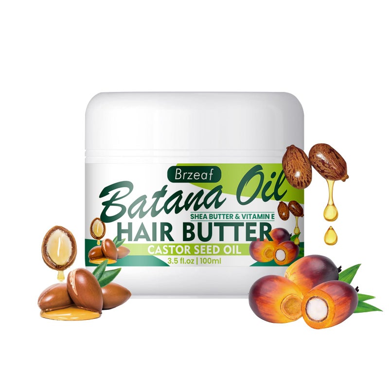 Brzeaf Natural Raw Batana Oil for Women & Men Hair Growth, 3.5 Fluid Ounces - Hair Treatment Oils for All Hair Types, Moisturizing and Nourishing Hair Oil - Image 1