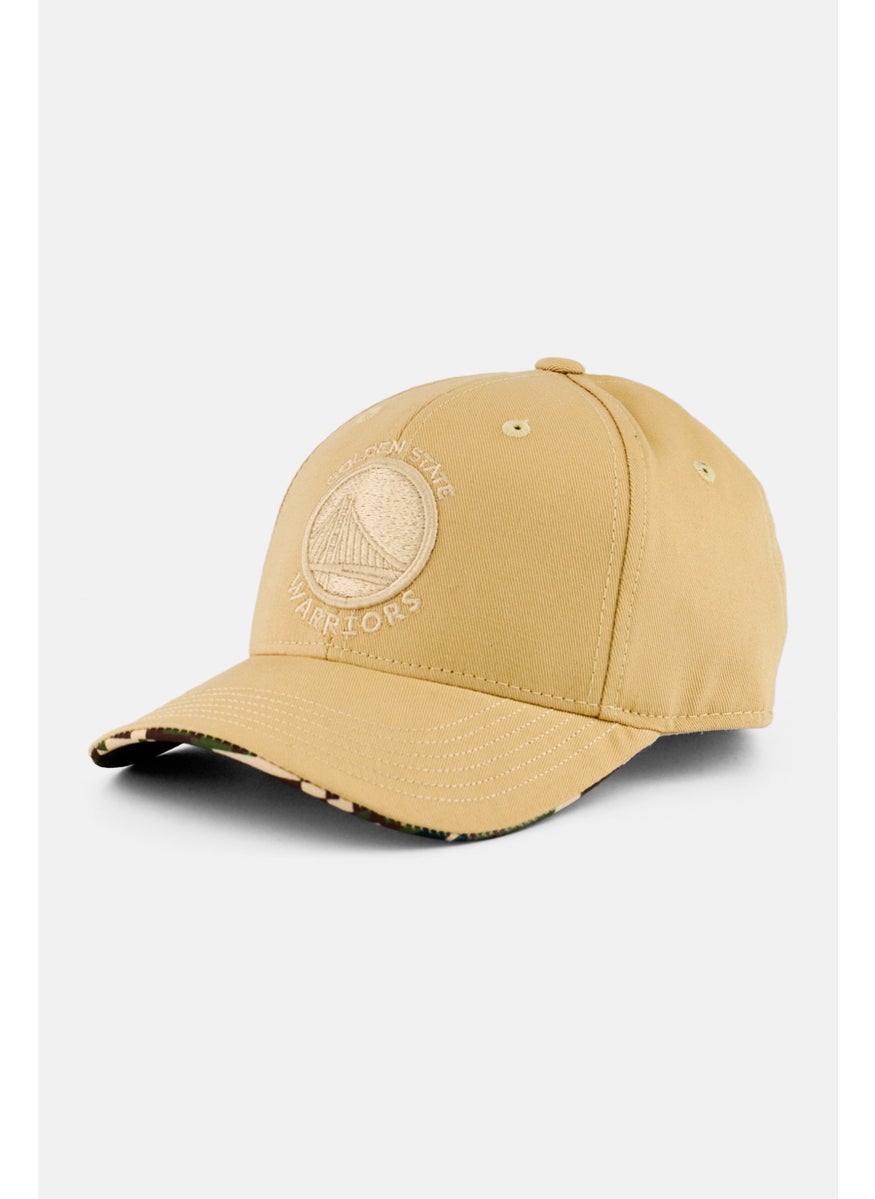 NBA Kids Boy Golden State Warriors Snap Back Cap, Beige  - Image 1