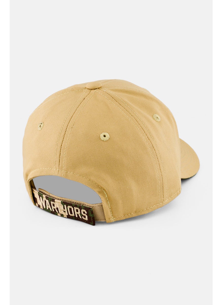 NBA Kids Boy Golden State Warriors Snap Back Cap, Beige  - Image 2