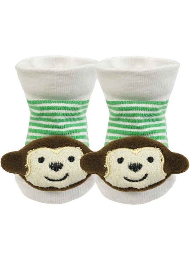 Wrapables Wrapables Cute 3D Cartoon Anti-Skid Baby Booties Sock Slipper Shoes (Set of 6)  - Image 3