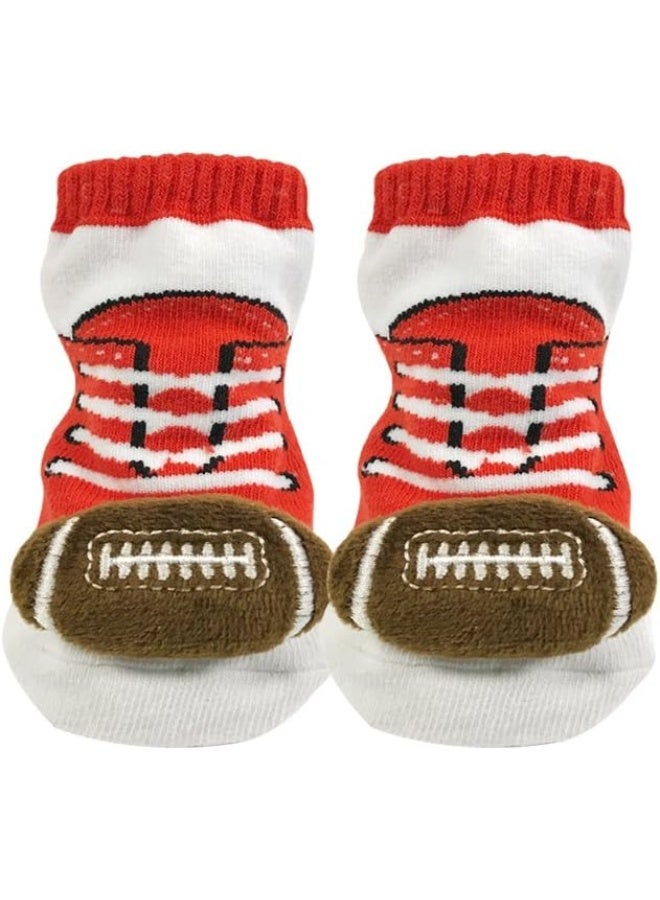 Wrapables Wrapables Cute 3D Cartoon Anti-Skid Baby Booties Sock Slipper Shoes (Set of 6)  - Image 5