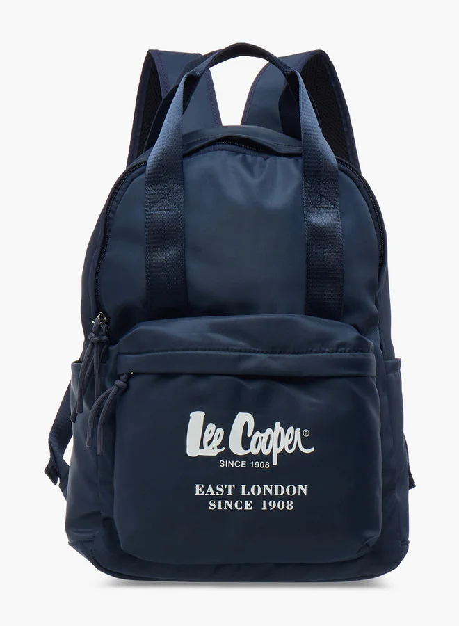 لي كوبر Solid School Backpack with Adjustable Straps and Zip Closure - 30x14x40 cm