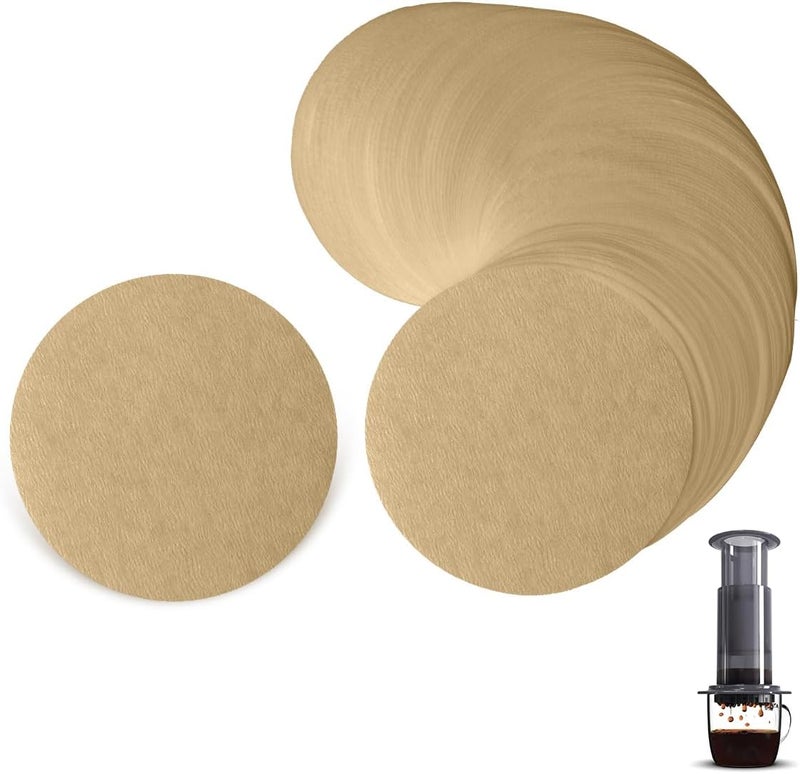 Proxima Direct 400 PCS Paper Filters Compatible with Aeropress All Coffee and Espresso Makers, Vegan Non Bleached Natural Paper Micro-Filters (Natural) - Image 1