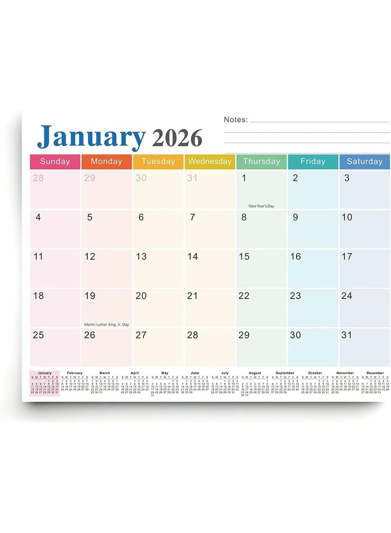 Magnetic Calendar for Refrigerator 2026 (10" x11.8") from January 2026 to June 2027 Wall Calendar, Fridge Calendar 2026-2027 - Image 2