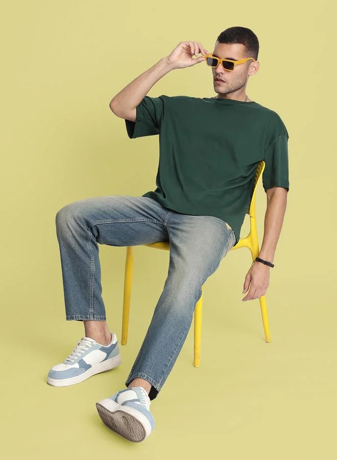 ستايلي Men Drop Shoulder Oversized T-Shirt By Bene Kleed