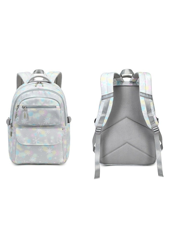 SKT Shiketro Two-Piece Student Schoolbag Outdoor Printed Waterproof Backpack - Image 4