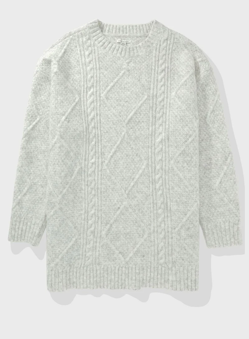American Eagle Crew Neck Knitted Sweater