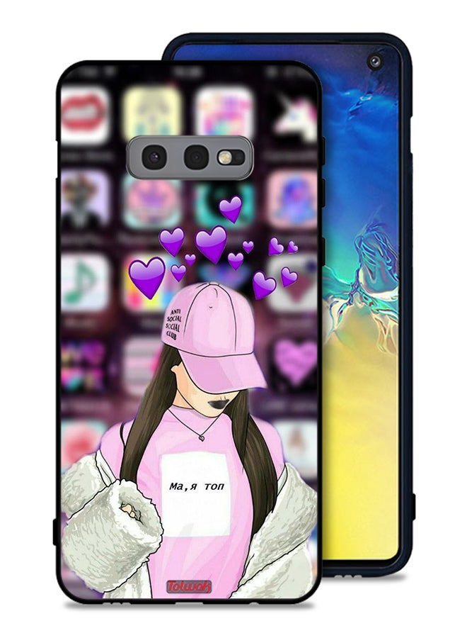 Tolwak Samsung Galaxy S10e Protective Case Cover Anti Social Club - Image 1