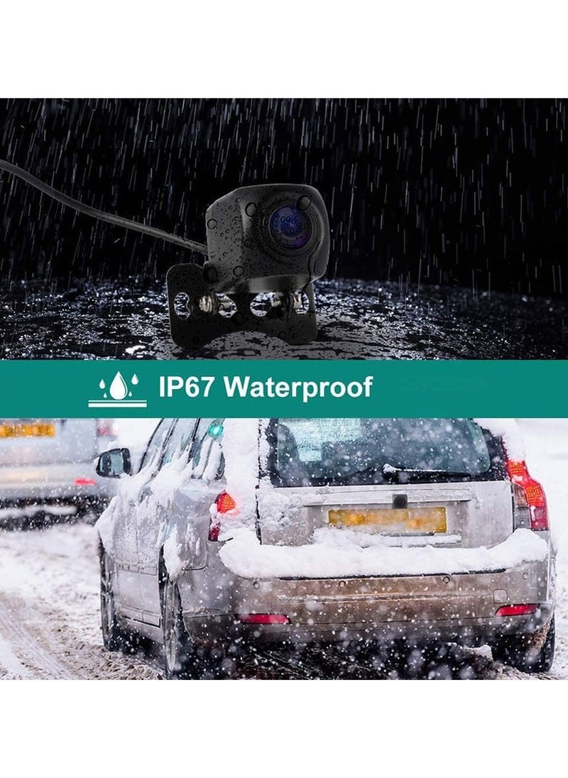 WINCA - WINCA 12V Car Reverse Rear View Backup Camera, License Plate Rearview Camera, Universal Waterproof for Cars Pickup Trucks, Hight Quality Night Vision - Image 1