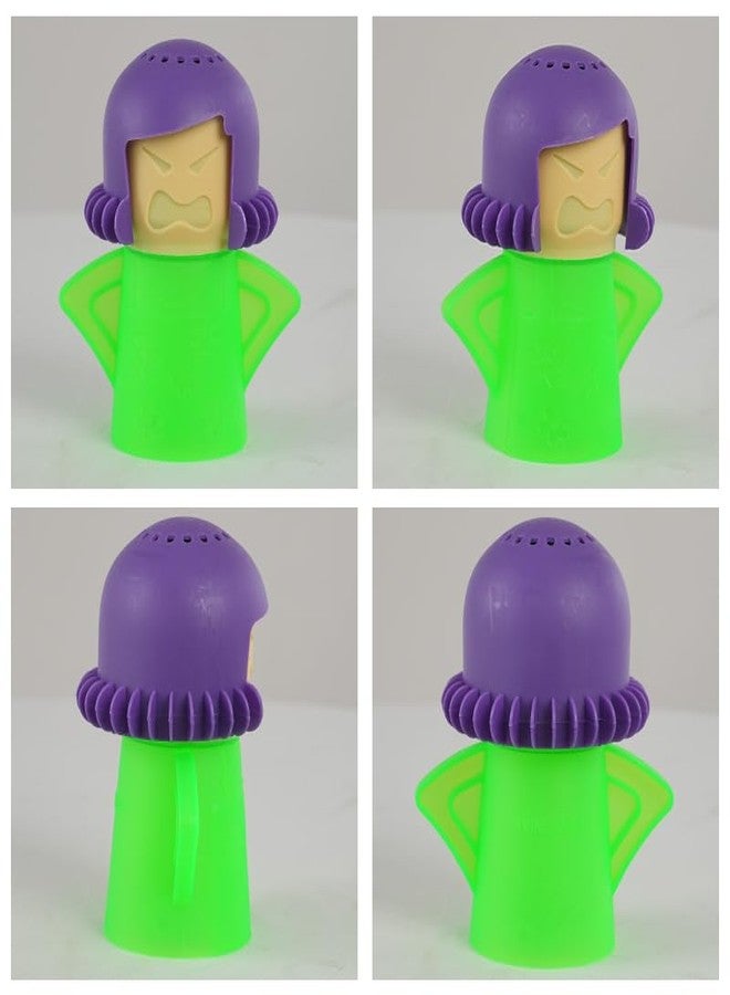 AUPLEX 5 PCS Angry Mama Microwave Cleaners & Cool Mama Fridge Odor Absorber, High temperature Steamer Cleaning Equipments, Refrigerator Moisture Absorber & Freshener Holder For Kitchen Gadget Tools - Image 4