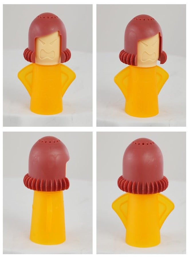 AUPLEX 5 PCS Angry Mama Microwave Cleaners & Cool Mama Fridge Odor Absorber, High temperature Steamer Cleaning Equipments, Refrigerator Moisture Absorber & Freshener Holder For Kitchen Gadget Tools - Image 5