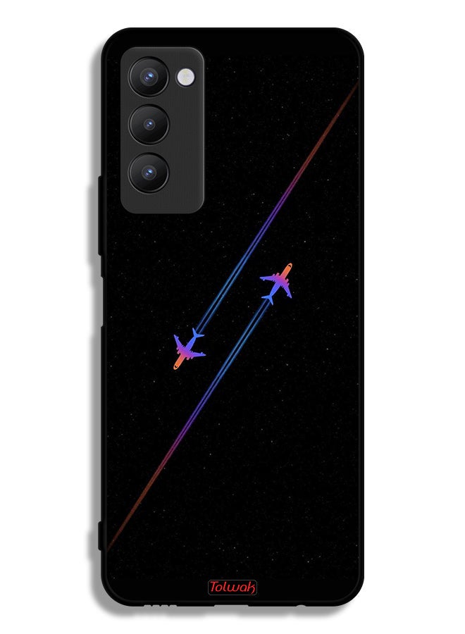 Tolwak Tecno Camon 18P Protective Case Cover Airplanes Art - Image 1