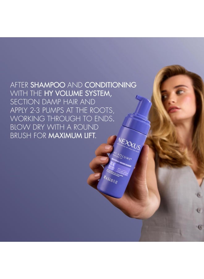 Nexxus Nexxus Hy-Volume Weightless Lift Cloud Foam Treatment for Flat & Limp Hair, 48 Hours Volume, ProteinFusion with Collagen & Hyaluronic Acid, 5.5 fl oz - Image 4