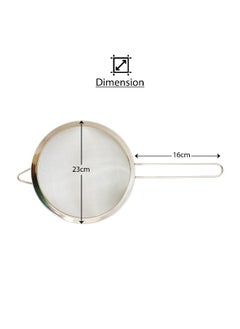BLACKSTONE Minex Mesh Strainer Tea Strainers for Loose Tea, Coffee Strainer, Food Strainer, Juice Strainer 23cm  - Image 2