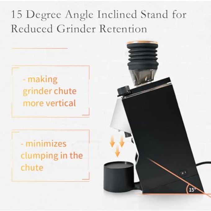 CAFEMASY Incline Stand With Dosing Cup Stand Compatible With Eureka Mignon Espresso Coffee Grinder Durable Tilted Angled Base Accessories Parts Low Retention Single Dose Kit - Image 2