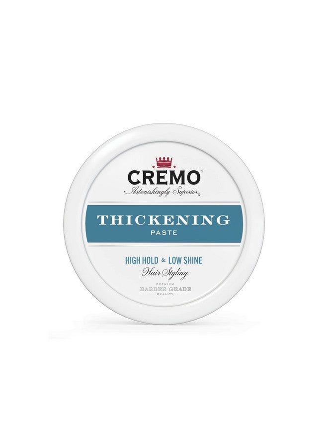 cremo Premium Barber Grade Hair Styling Thickening Paste High Hold Low Shine 4 Oz - Image 1