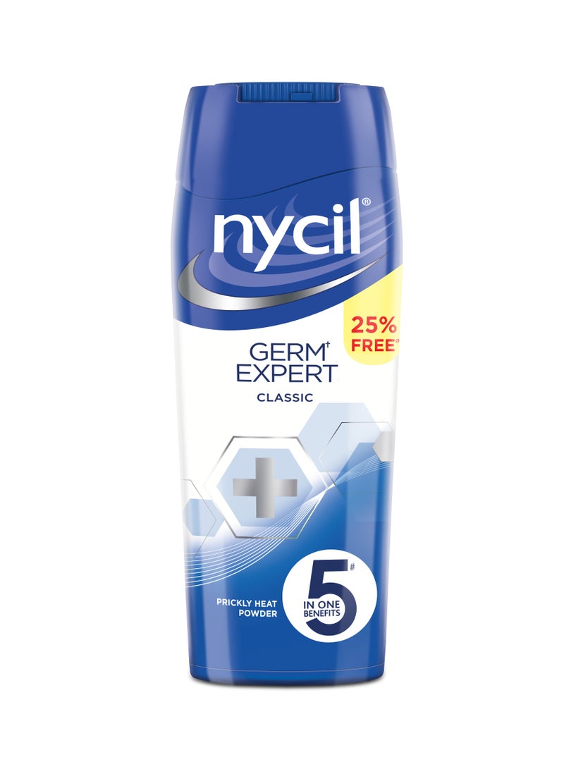 Nycil Germ Expert Powder Prickly heat Powder - Classic 150 g (Get 25% Extra) - Image 1