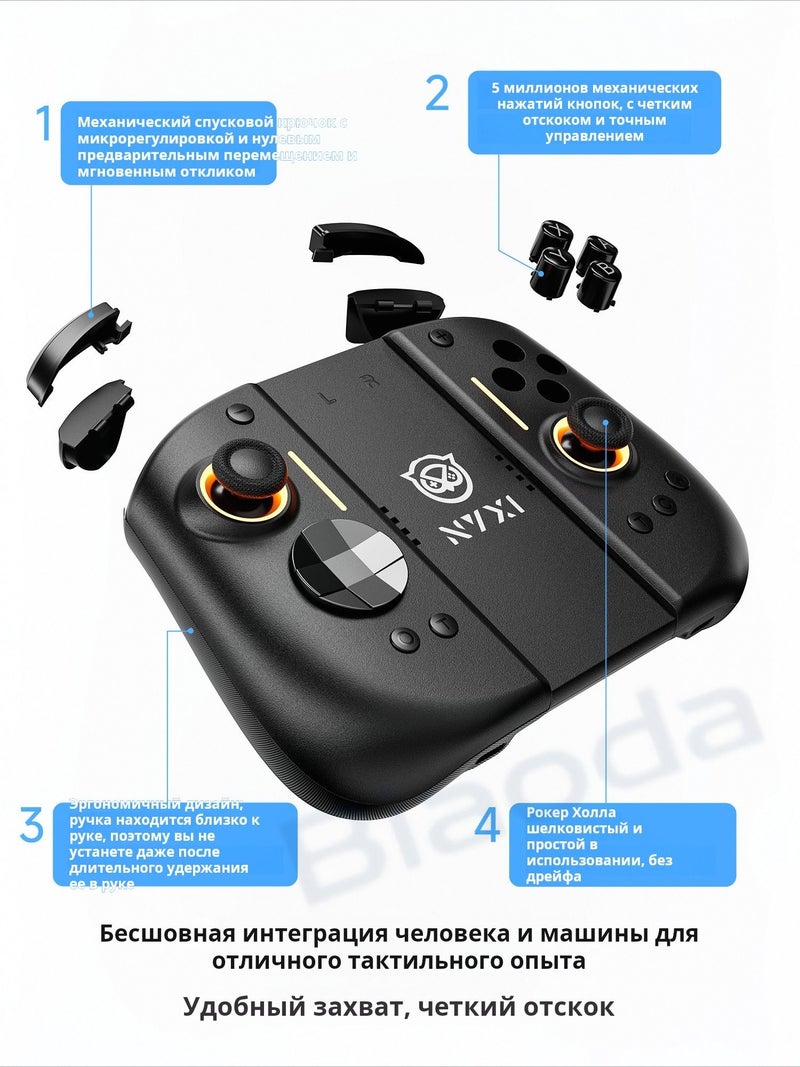Nyxi Hyperion 3 Wireless Modular Gamepad for Nintendo Switch 2/Switch Oled/pc, Hall Effect, 9-Axis Gyro, With Bag - Image 5