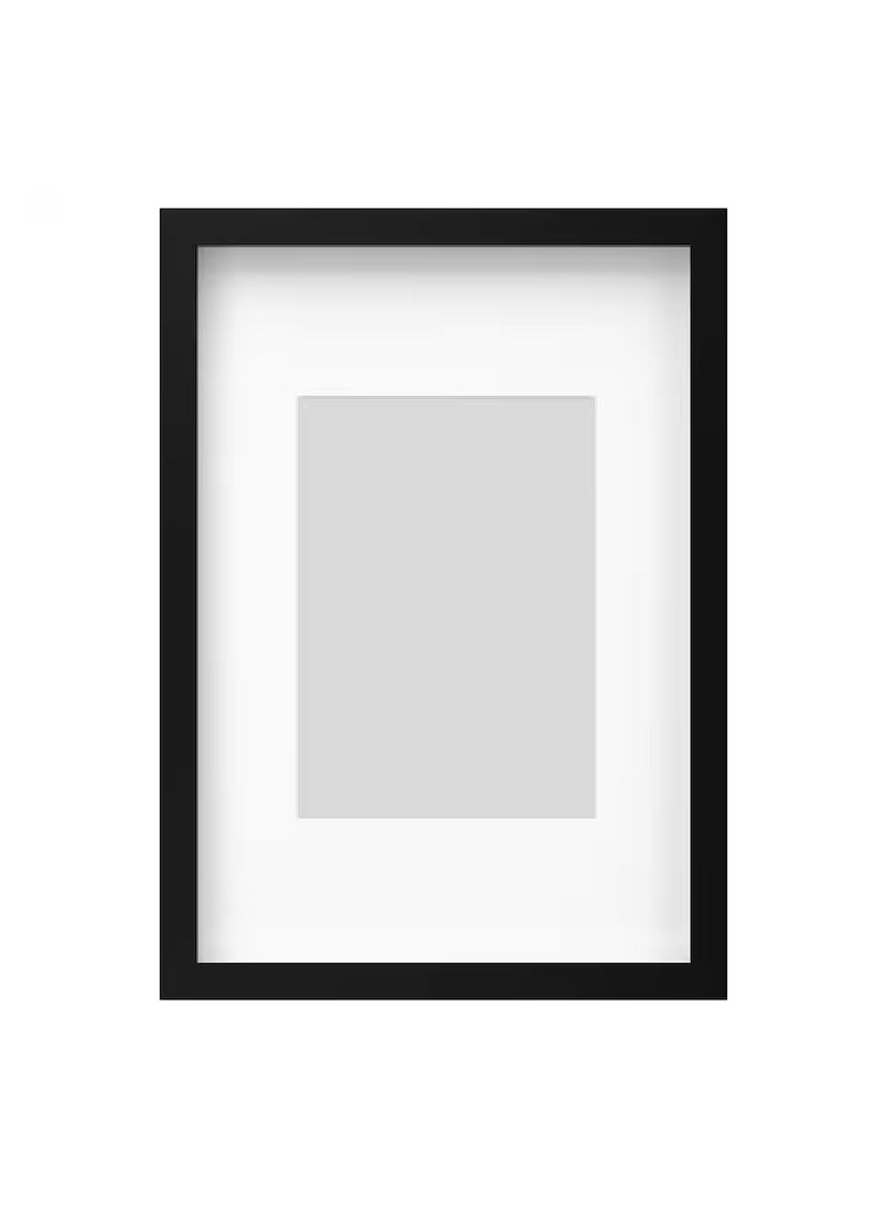 Selecto Hub Wall Picture Frame, Wall Hanging Photo Frame, Mounted Frame for Home, Office (Plastic & Fibreboard) Black 21 x 30 cm - Image 1