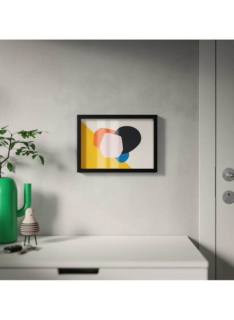 Selecto Hub Wall Picture Frame, Wall Hanging Photo Frame, Mounted Frame for Home, Office (Plastic & Fibreboard) Black 21 x 30 cm - Image 2