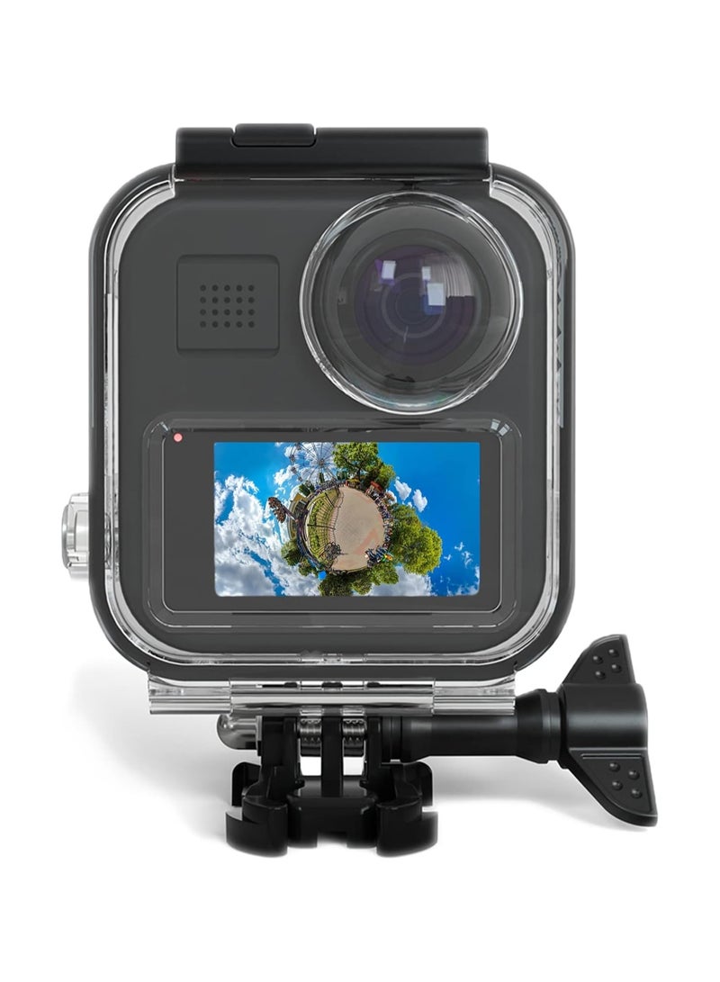 General Gopro Max Sports Camera Waterproof Case, Underwater Diving Protective Case 45M/148FT with Touch Screen Bracket Accessories  - Image 1