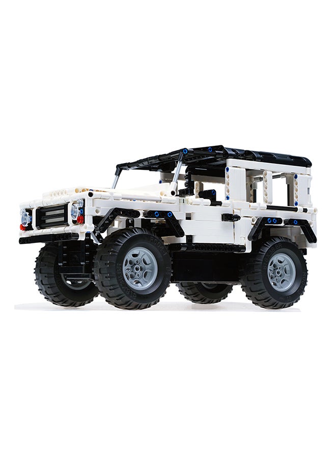 CaDA Remote Control Car Toy Building Blocks White RC Car C51004W 533pcs for +6 Years old - Image 4