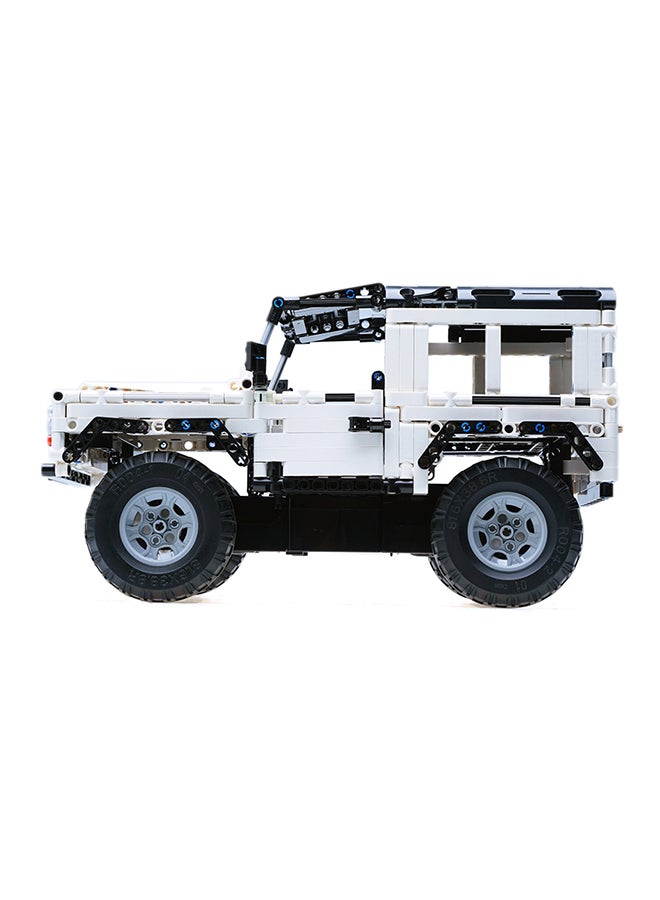 CaDA Remote Control Car Toy Building Blocks White RC Car C51004W 533pcs for +6 Years old - Image 2