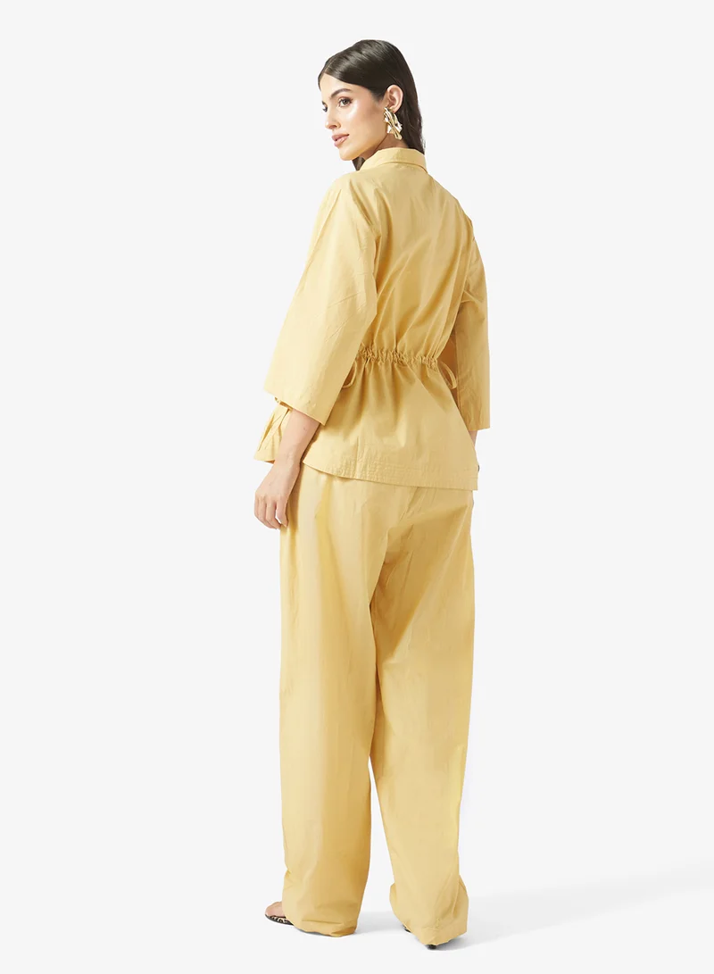 Fyor Notched Collar Utility Co-Ord Set