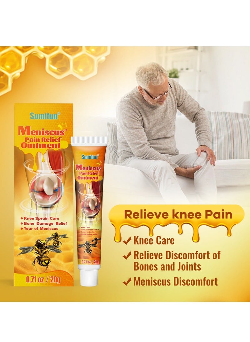 Sumifun - Meniscus Pain Relief Ointment - Relieve pain in neck, shoulders, back, hips, joints, muscles, knees and feet - Image 1
