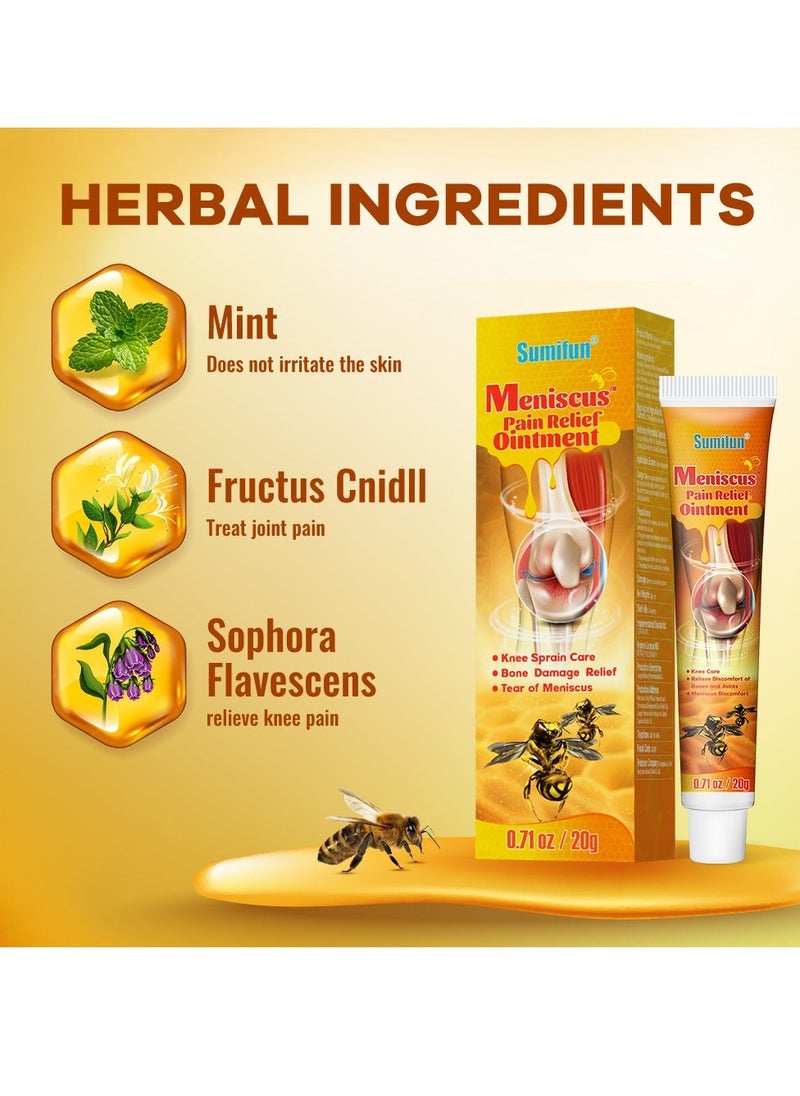 Sumifun - Meniscus Pain Relief Ointment - Relieve pain in neck, shoulders, back, hips, joints, muscles, knees and feet - Image 1