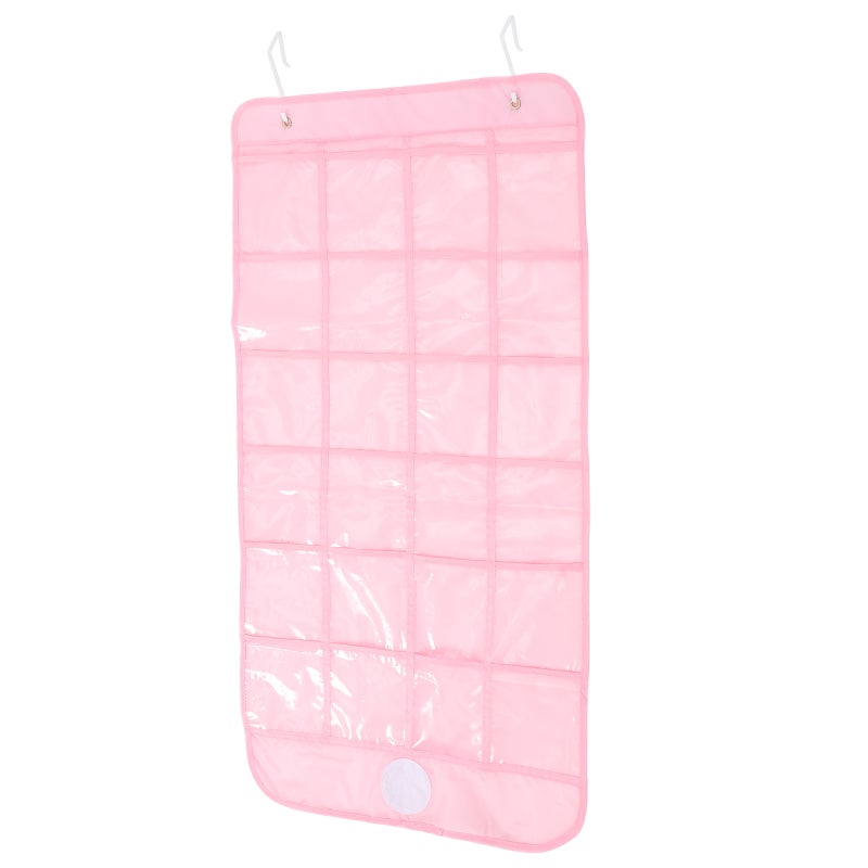 Classroom Pocket Chart Organizer Cell Phones Calculator Holder For Classroom Storage Hanging Wall Door Calculator Phone Bag With Clear Pockets For Classroom - Image 1