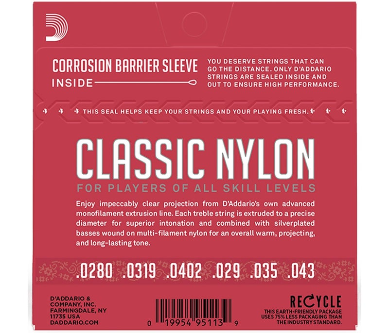 Daddario EJ27N Nylon Student Classical Guitar String - Normal Tension - Image 2